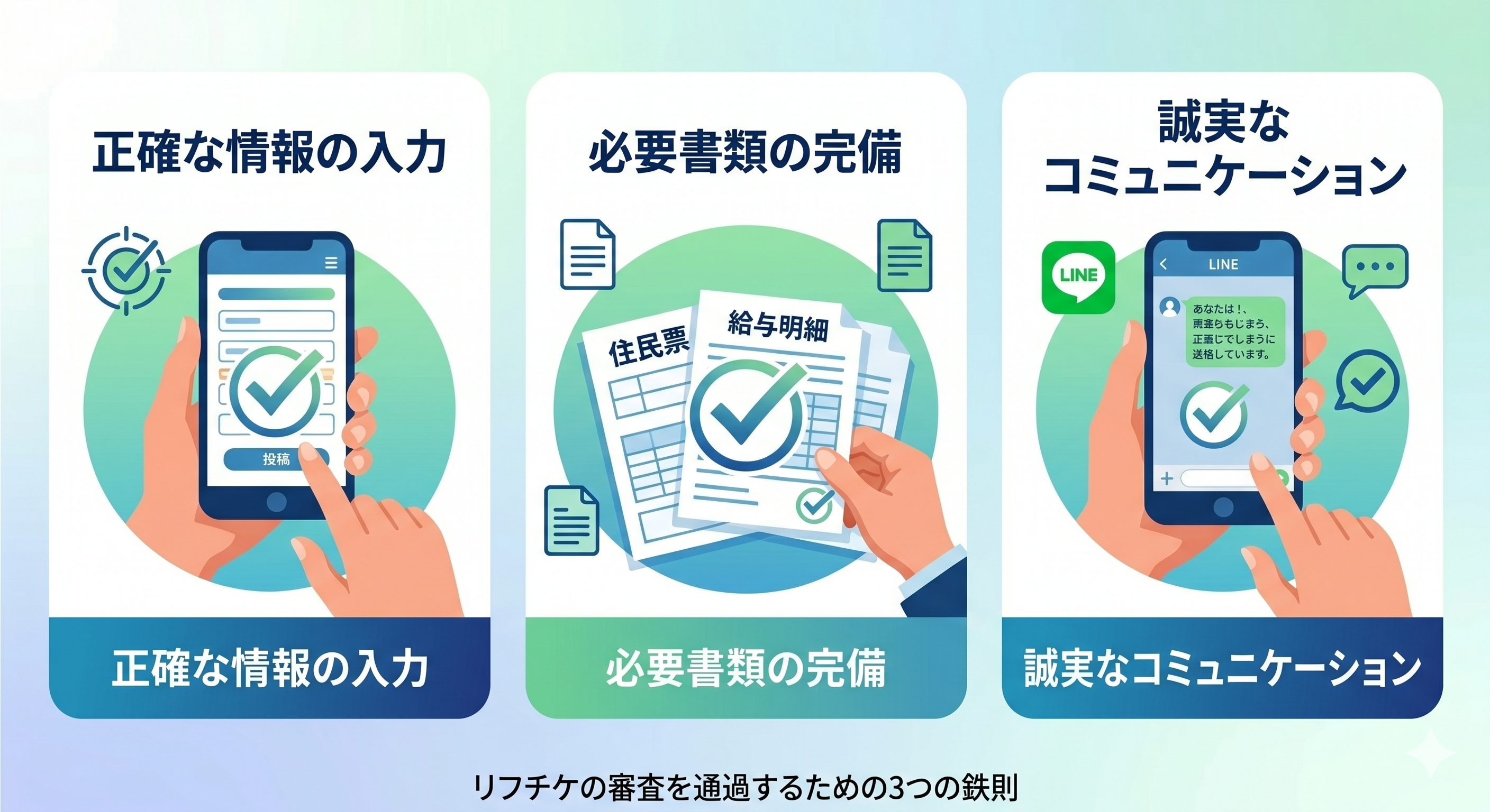 リフチケの審査を通過するための3つの鉄則